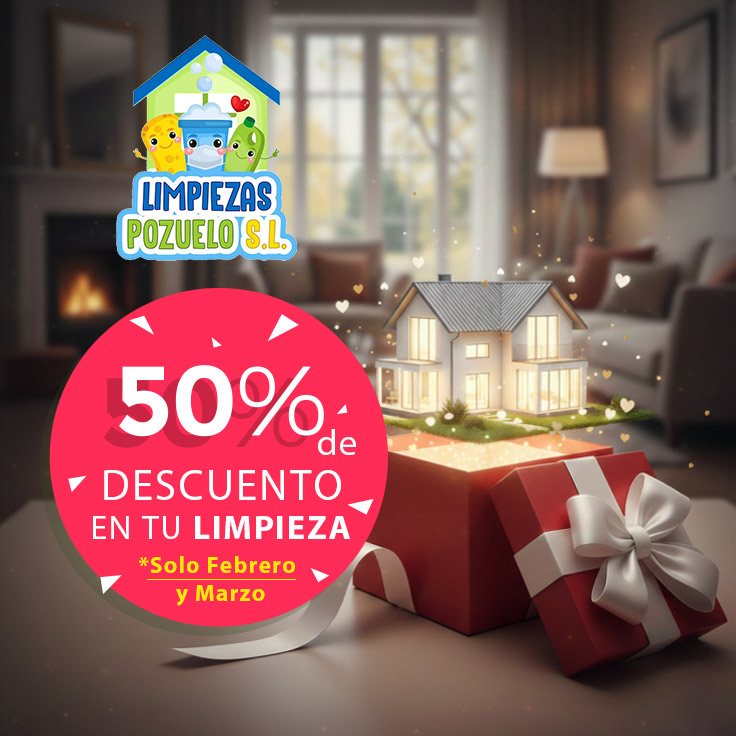 descuento limpieza casa y oficina febrero y marzo Pozuelo