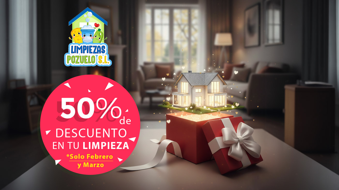 descuento limpieza casa y oficina febrero y marzo Pozuelo